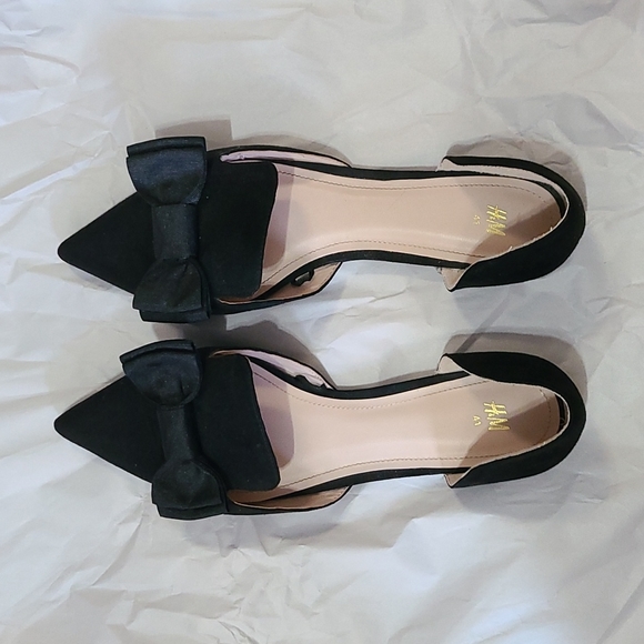 H&M Shoes Hm Bow Flats Size New Condition Poshmark